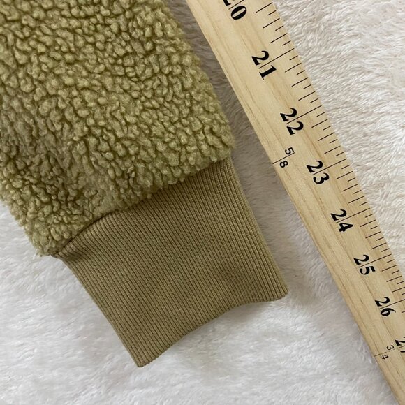 No Boundaries Soft Sherpa Beige Hoodie Drawstring Sweater SIZE XS - Picture 10 of 10